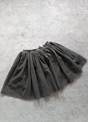 Юбка черная на хеллоуин или вечеринку на девочку 10-13 лет