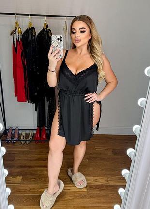 Ночная рубашка. ночная рубашка, на регулируемых бретелях