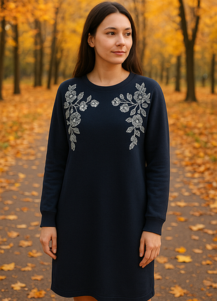 Теплое платье