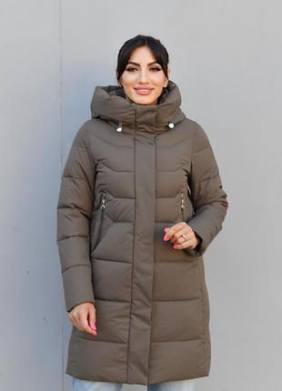 Зимняя удлинённая куртка