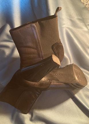 Ботильоны женские кожаные hogan