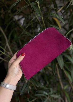Клатч малиновий/фуксія, маленька сумочка