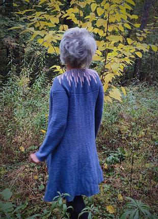 Вязаный кардиган. ручная работа