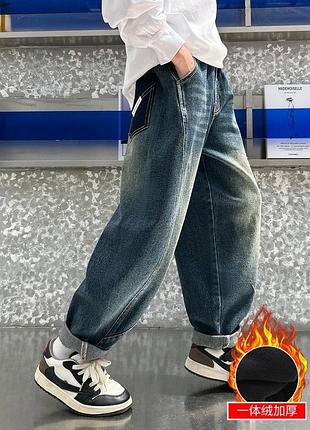 Джинсы 102, р.120,130,140,150,160,170, синий