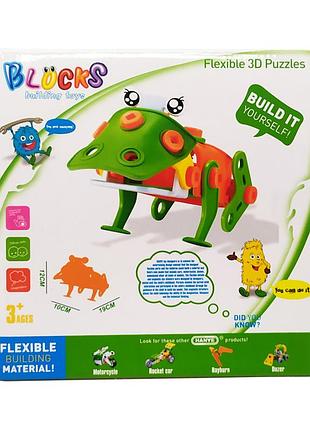 Конструктор-механик "жабка" hanye j-7711, 44 элемента