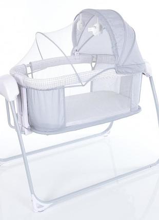 Кроватка-люлька приставная 8902kl с москитной сеткой