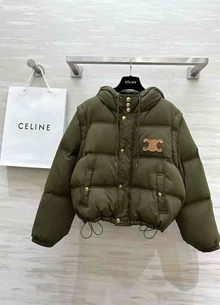 Куртка з капюшоном жіноча 2в1 з жилетом