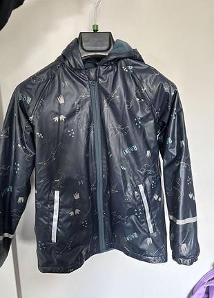 Куртка дождевик на флисе lupilu