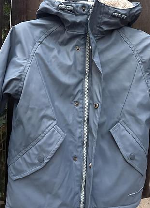Утеплена куртка дощовик zara