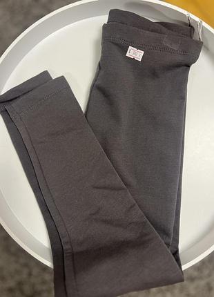 Лосінки утеплені темно сірого кольору