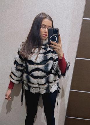 Зимня куртка шиншила, автоледі, транформер, нубук теплая