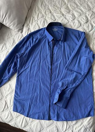 Синя чоловіча сорочка розміром 3 xl