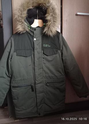 Зимняя куртка парка на подростка оstin