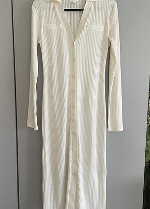 Сукня в рубчик від h&m