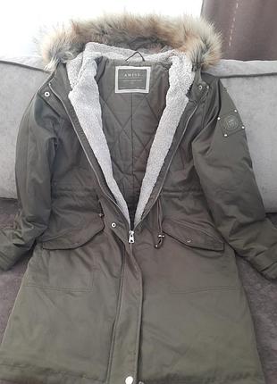 Куртка - пальто парка мужская.