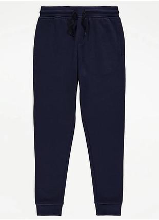 Штани спортивні джогери сині на флісі джордж george для хлопчика