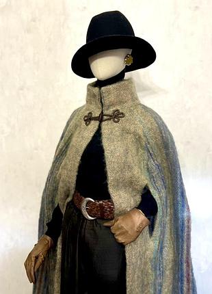 Вінтаж,вовна,мохеровий кейп,