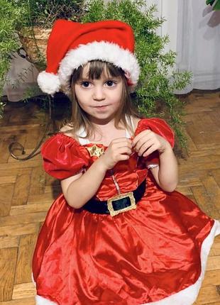 Карнавальний костюм - міс санта помічниця санта клауса marks&spencer (англія)