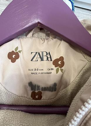Куртка zara 2-3 98 8