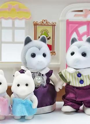 Copy_набір ігрових фігурок 4шт "сім'я хаскі"