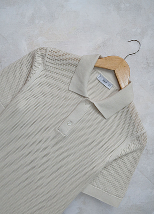 Поло в сітку mango × massimo dutti × zara