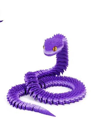 Іграшка 3d рухома змійка, 30см