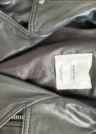 Куртка кожа mango 5