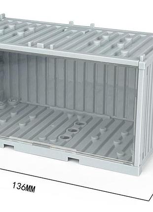 Конструктор морський контейнер для фігурок колір зелений constructor sea container for figures bb002 2