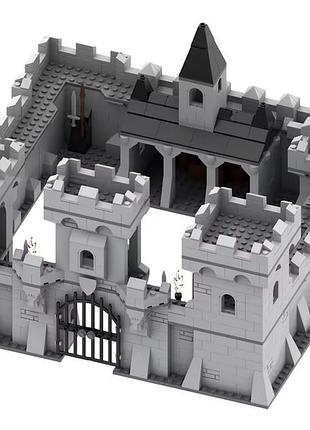 Конструктор стена серия средневековье constructor high corner of city wall medieval moc5001-f 3