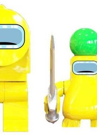 Фігурка жовтий yellow серед нас among us kf1454