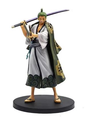 Фигурка, статуэтка ророно зоро (roronoa zoro) с аниме ван пис / one piece