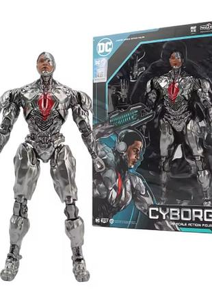 Фигурка коллекционная киборг лига справедливости 20см (dc comics cyborg)