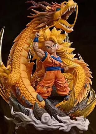 Коллекционная фигурка, статуэтка сон гоку аниме драгон болл (son goku super saiyan anime dragon ball)