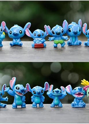 Набор фигурок stich лило и стич 12 шт.