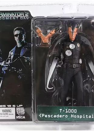 Фигурка коллекционная терминатор t-1000 (terminator 2 pescadero hospital t -1000), 18 см