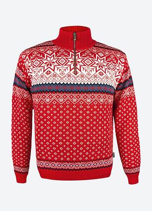 Ультра теплый свитер пуловер кофта kama wind stopped из шерсти мериноса,р xl