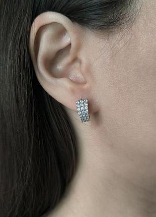 Серебряные серьги