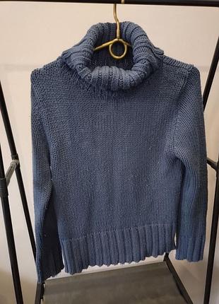 Свитер толстый с большим воротником