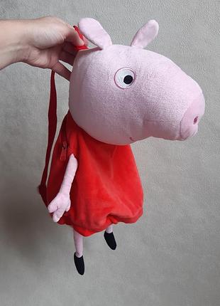 Мягкий рюкзак свинка пеппа peppa pig