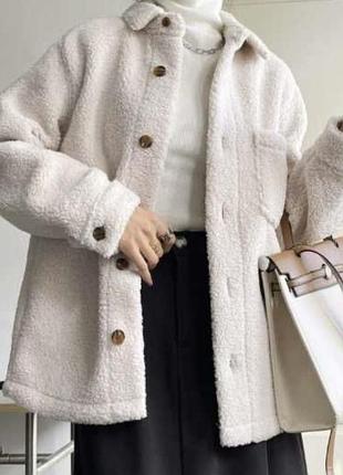 Куртка-сорочка тедді