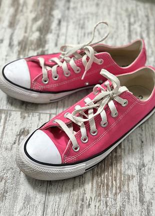 Жіночі кеди converse 39 розміру яскраво-рожевого кольору