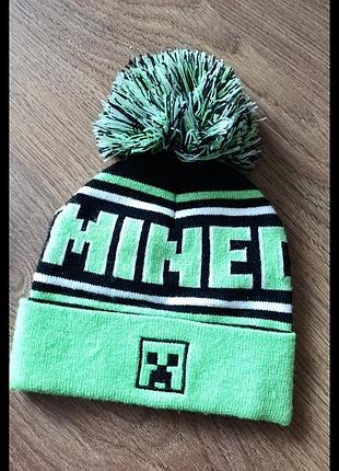 Шапка для мальчика minecraft