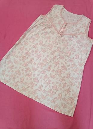 Рубашка ночная батал 💯% хлопок