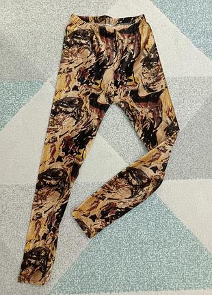 Классные теплые лосины s-m