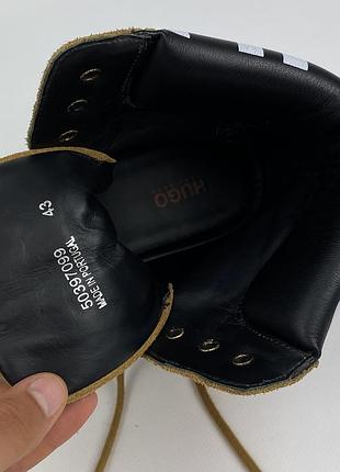 Черевики hugo boss explore halb men оригінал чоловічі високі коричневі закриті шкіряні замшеві класичні розмір 43 - 44 / 28 см 7