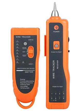 Тестер кабельний xq-350 с трассоискателем