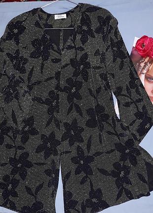 Туника нарядная черная зоото размер 54 / 20 бренд elena grunert шикарное