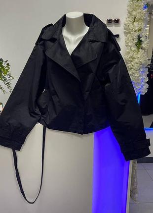 Укорочений жіночий тренч misspap