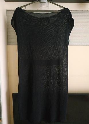 Платье туника вязаное