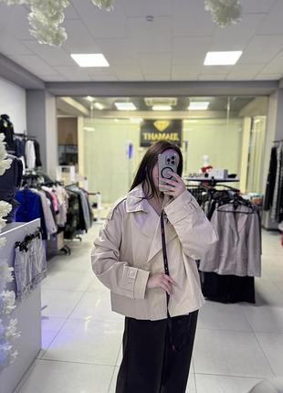 Укорочений жіночий тренч misspap